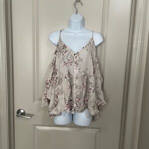 Torrid Beige Floral Camisole Top